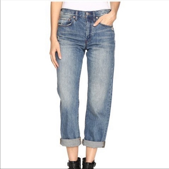 Free People Denim - Free People Boyfriend Rolled Cropped Jeans